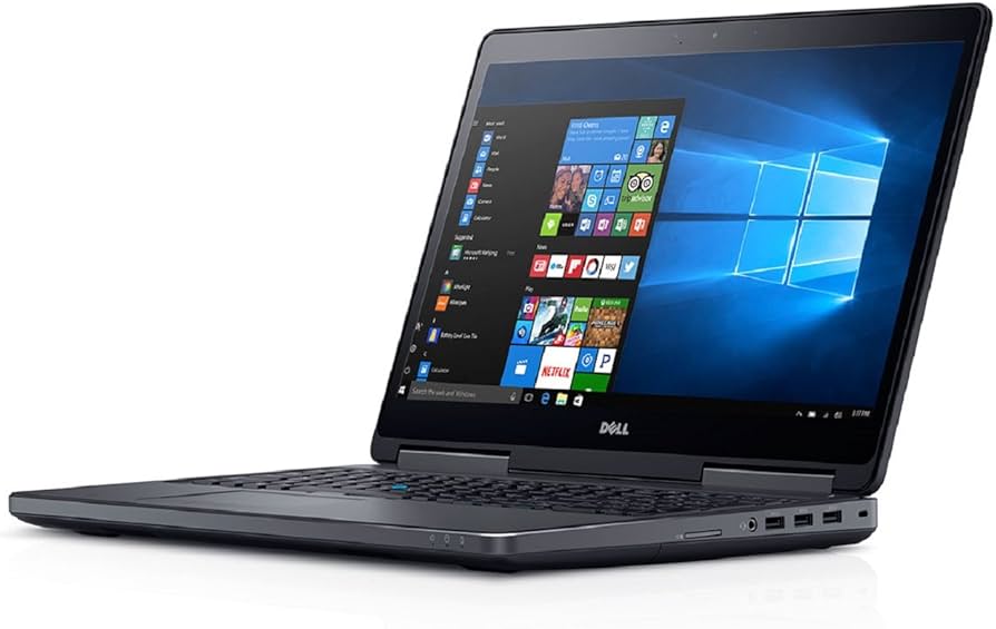 لپتاپ استوک دل Dell precision 7720 core i7 نسل 7 با رم 16 گیگ و حافظه 512 گیگ SSD و رم 16 گیگ ddr4