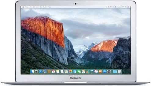 لپ تاپ استوک 13 اینچی اپل مک بوک ایر Apple MacBook Air 2015 A1466 با ظرفیت ۲۵۶ گیگابایت با پردازنده i7 و رم ۸ گیگابایت